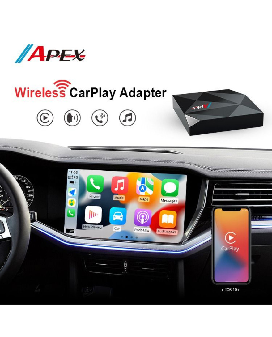 APEX Wire to wireless Apple Car Play Adapter
